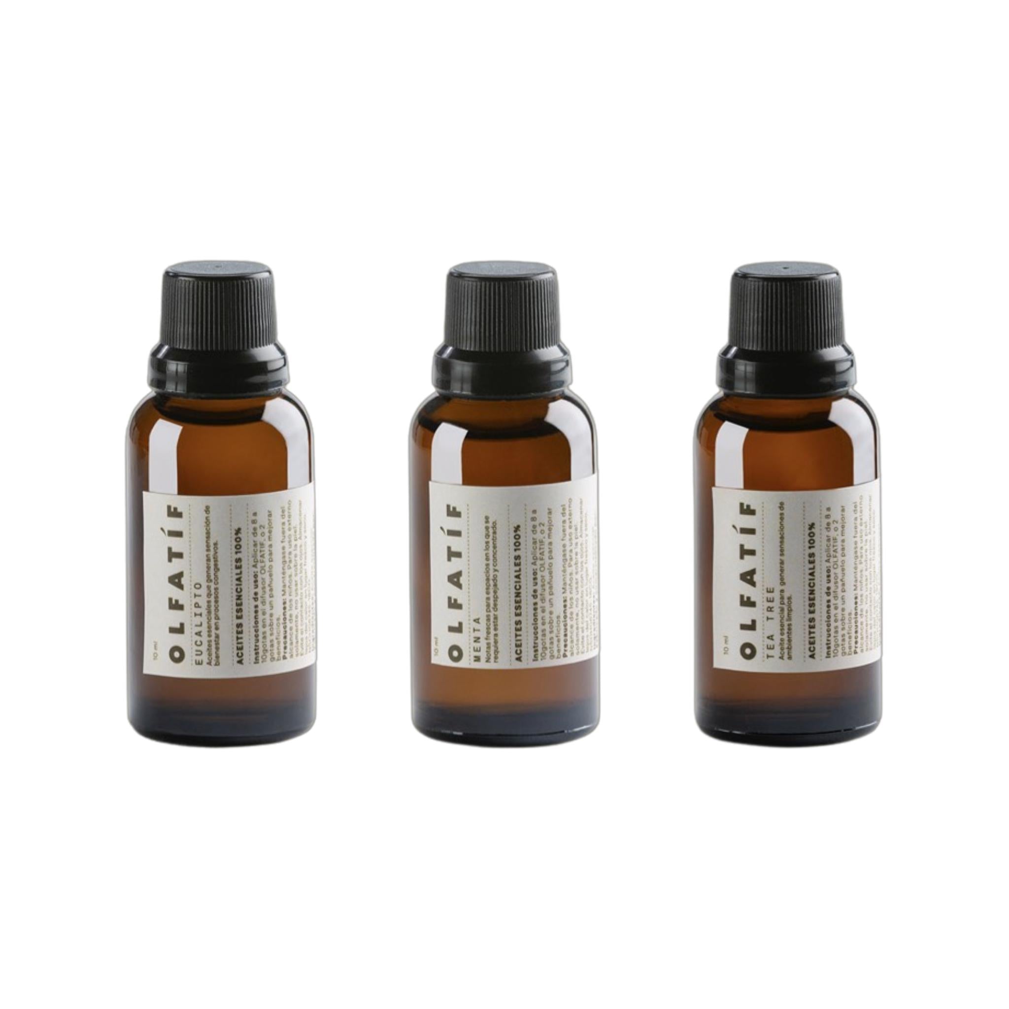 SET DEFENSAS X3 (EUCALIPTO + TEA TREE + MENTA) 10ML